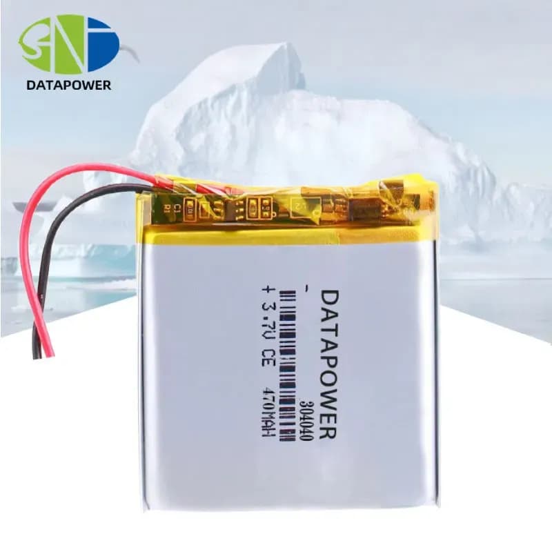 High Capacity Low Temperature Semi-solid State Lithium Battery DTP 304040 3.7V 470mAh