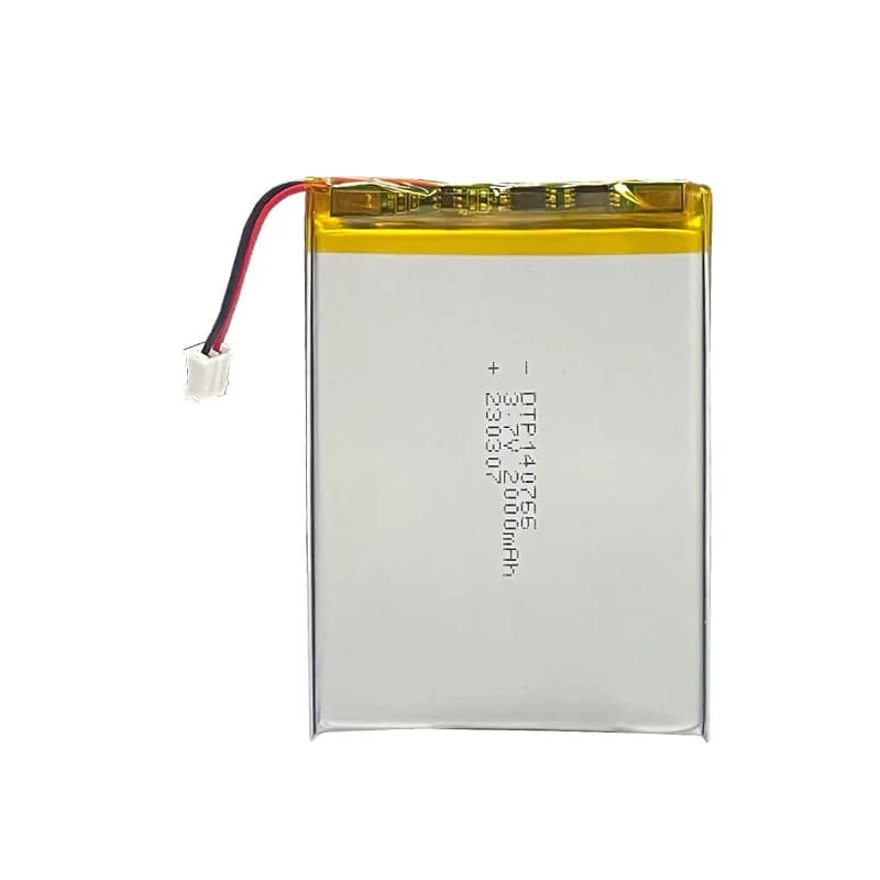 Custom 5mm Thin Lithium Polymer Battery 505273 3.7V 2000mAh