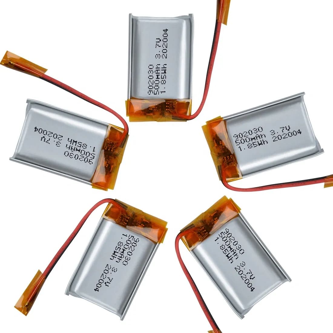KC Approved Custom high temperature 902030HT 3.7V 480mAh 500mAh Lipo Battery With PCB JST Molex 