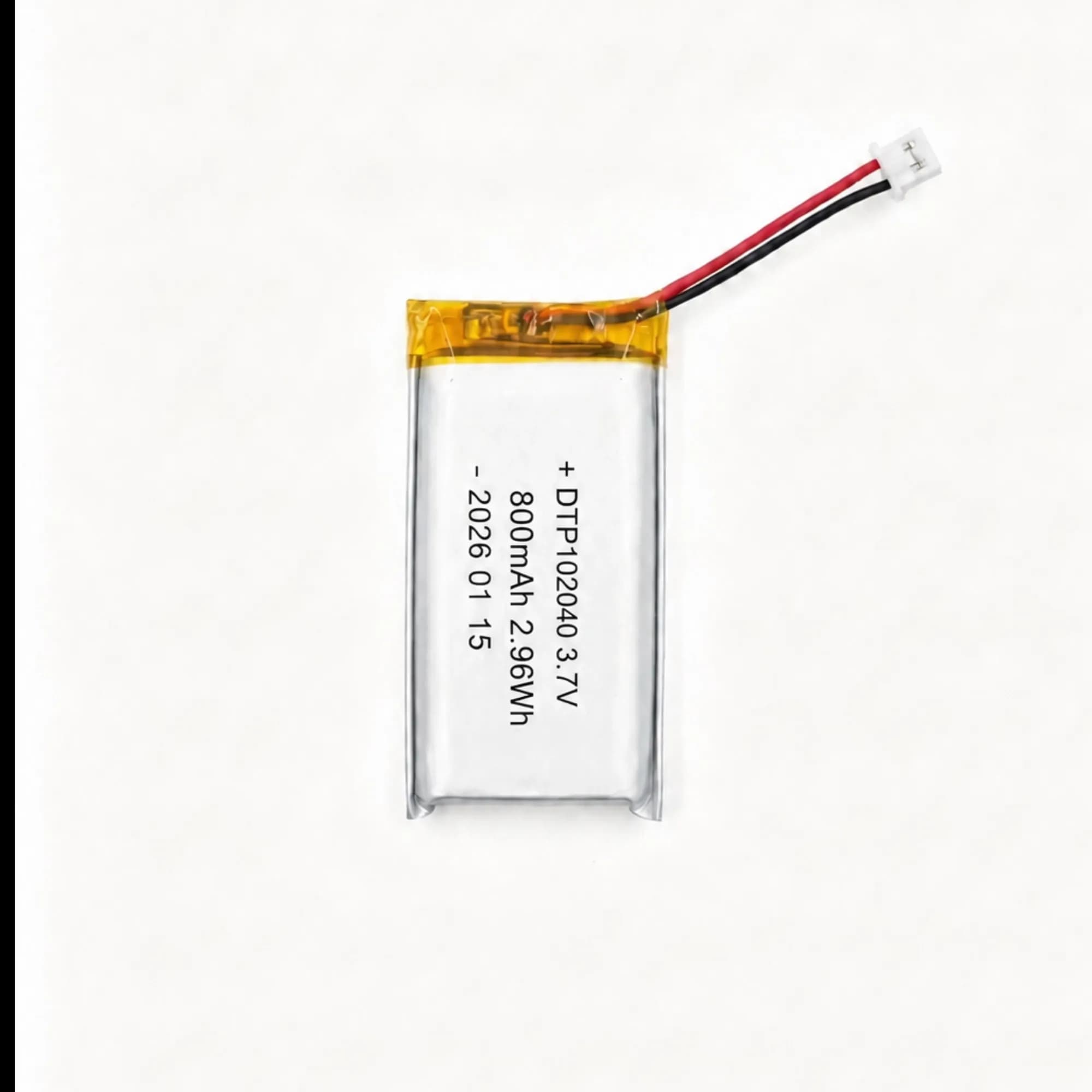 DTP102040 800mAh 3.7V Rechargeable Battery