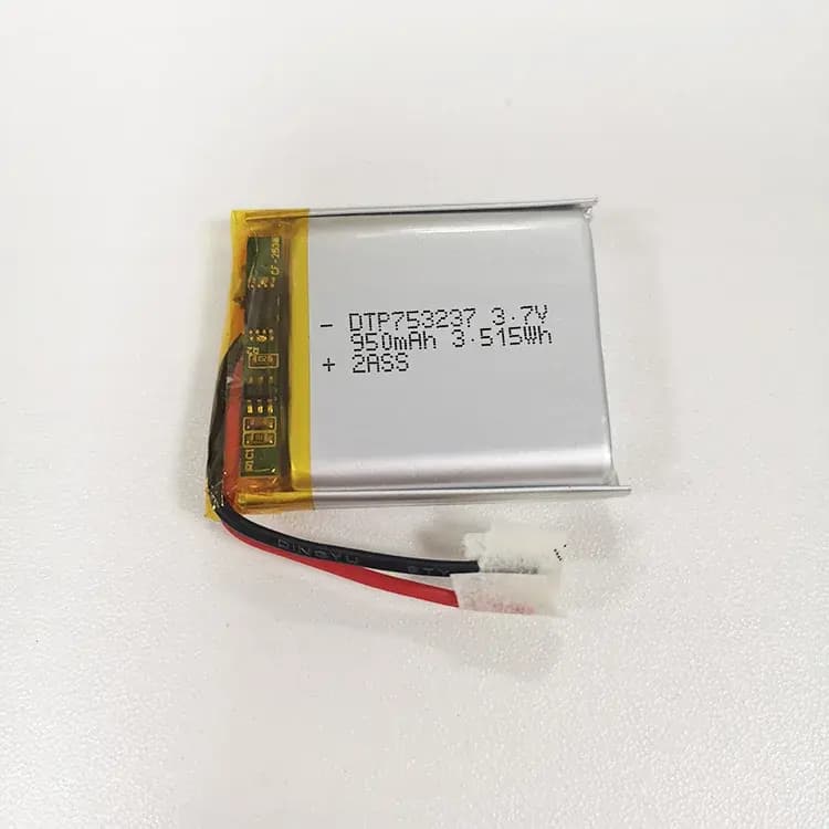Custom Factory Price 753237 753240 753076 3.7v Rechargeable Liquid Battery 950mah 1000mah CE Certified 500-Cycle Life 1-Year
