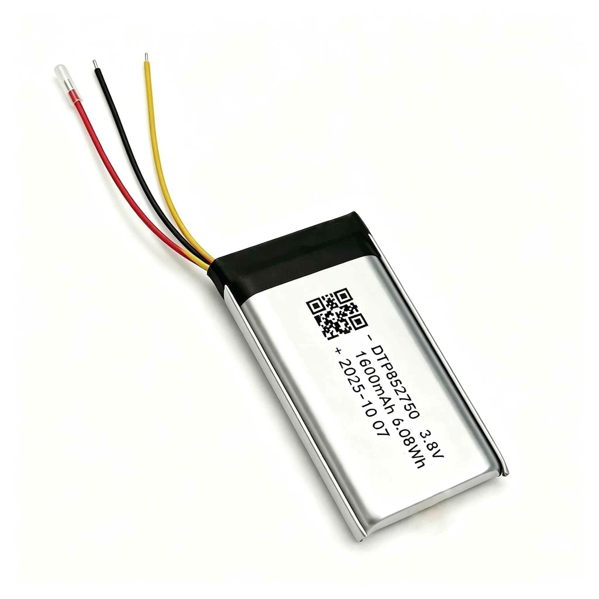 DTP852750 1600mAh 3.8V High Voltage Rechargeable Lithium Polymer Battery