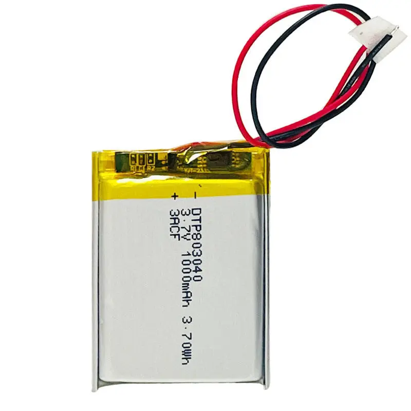 High Quality Custom Lithium Polymer Batteries DTP803040