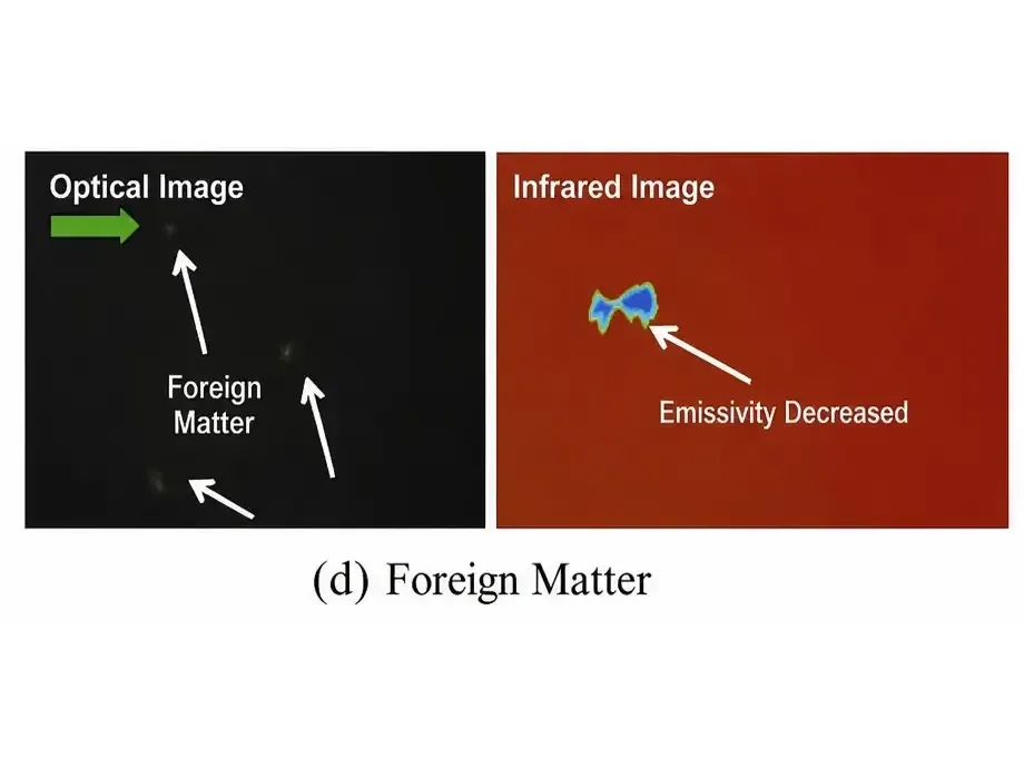 Foreign matter, full view