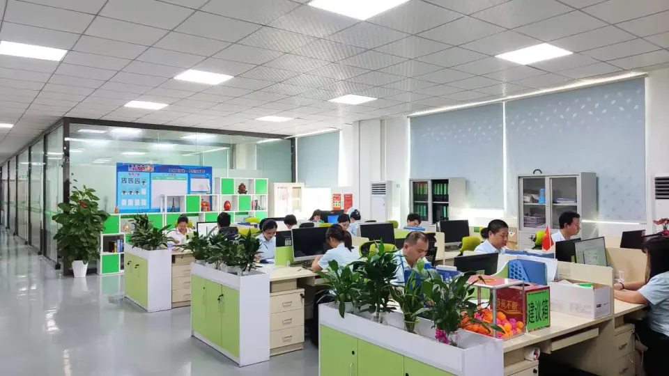 Factory office supporting close coordination between production and quality teams.
